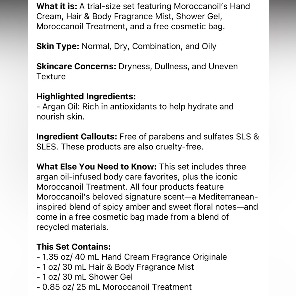 💦 MOROCCANOIL Mini Body Essentials Kit - Picture 5 of 5